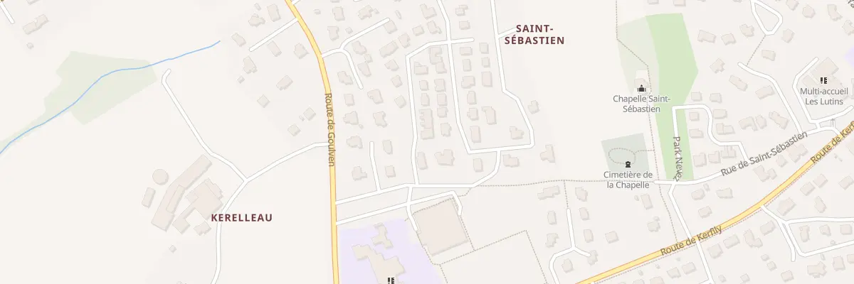 Plan du 14 Rue de Landelennoc à Locmaria-Plouzané