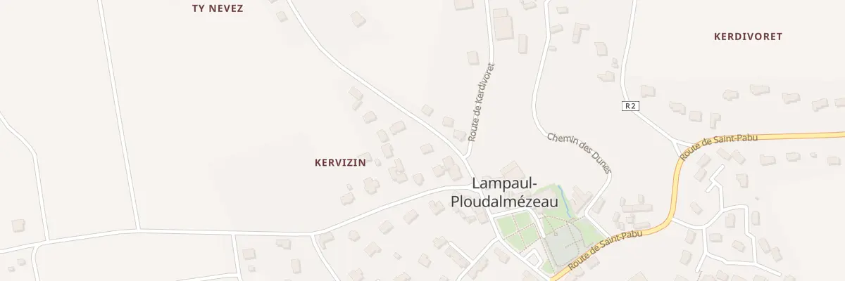 Plan du 5 Rte de la Plage à Lampaul-Ploudalmézeau
