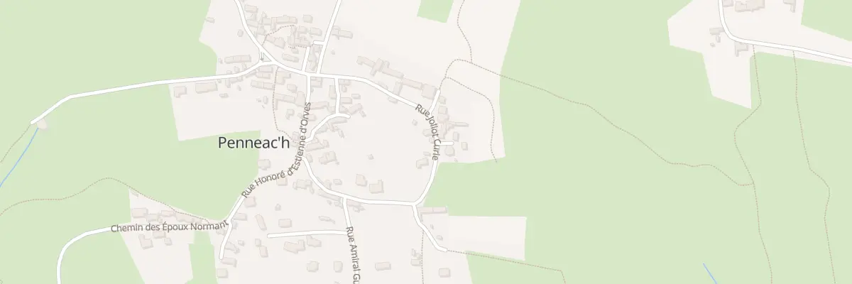 Plan du 639 Rue Joliot Curie à Plogoff