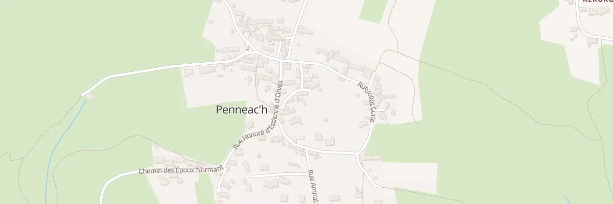 Plan du 654 Rue Laënnec à Plogoff