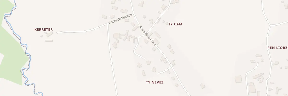 Plan du 29 Rte de la Plage à Lampaul-Ploudalmézeau