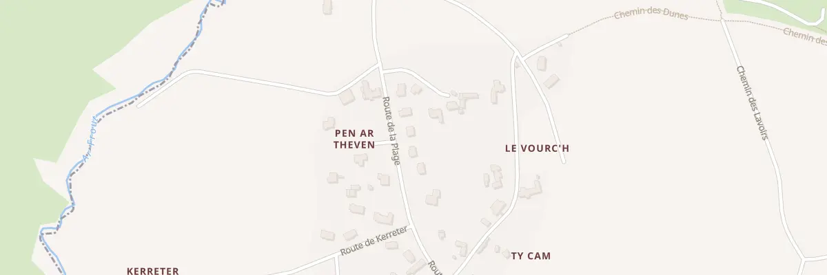 Plan du 42 Rte de la Plage à Lampaul-Ploudalmézeau