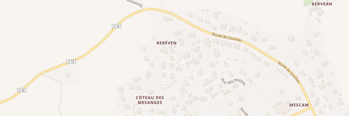 Plan du 7 Rue de Kereven à Locmaria-Plouzané