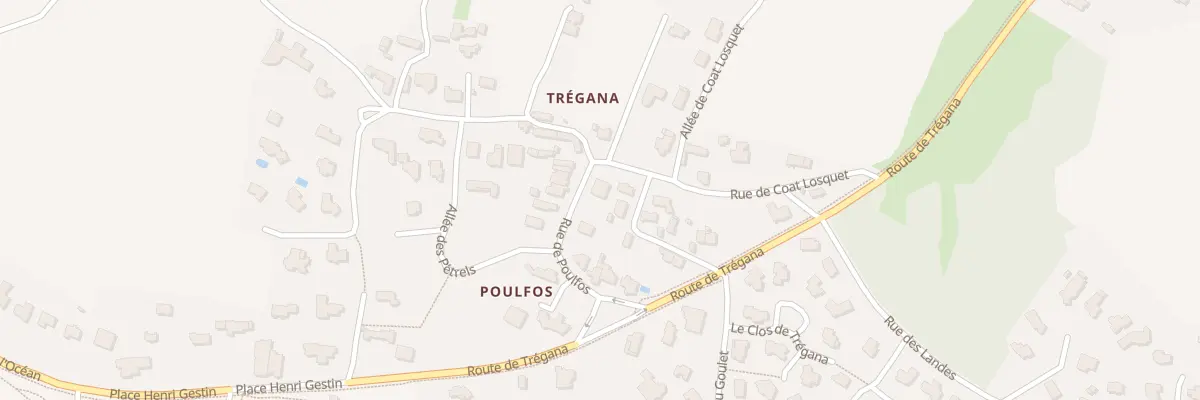 Plan du 2 Rue de Poulfos à Locmaria-Plouzané