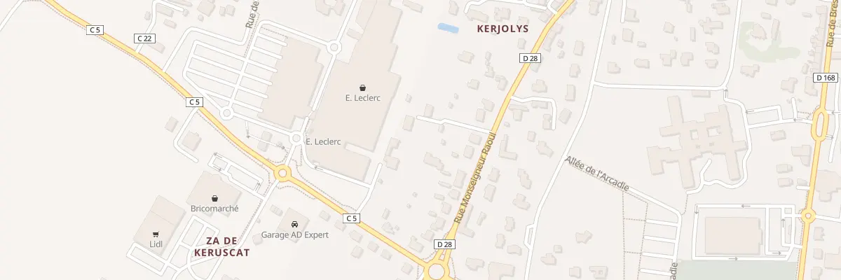 Plan du 51B Rue Monseigneur Raoul à Ploudalmézeau