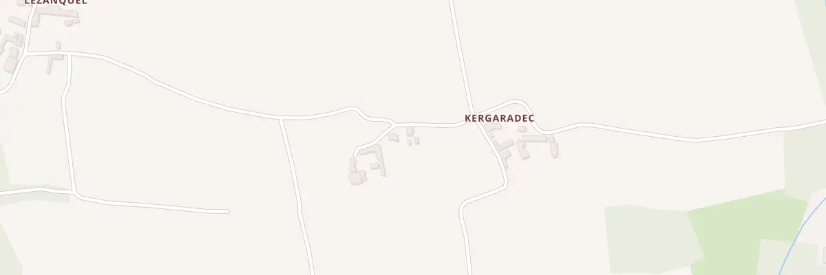 Plan du 238 Kergaradec à Cléden-Cap-Sizun