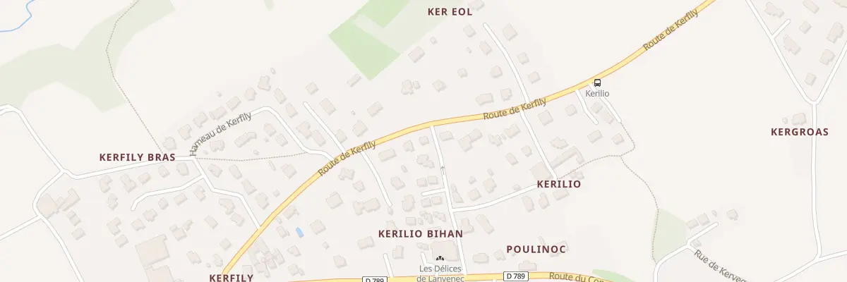 Plan du 110 Rte de Kerfily à Locmaria-Plouzané