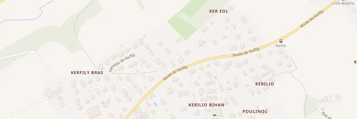 Plan du 97 Rte de Kerfily à Locmaria-Plouzané
