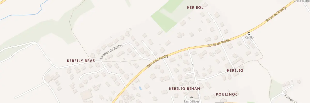 Plan du 99 Rte de Kerfily à Locmaria-Plouzané