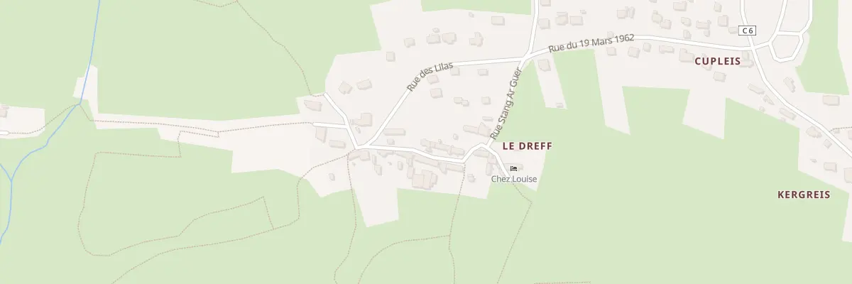Plan du 343 Le Dreff à Plogoff