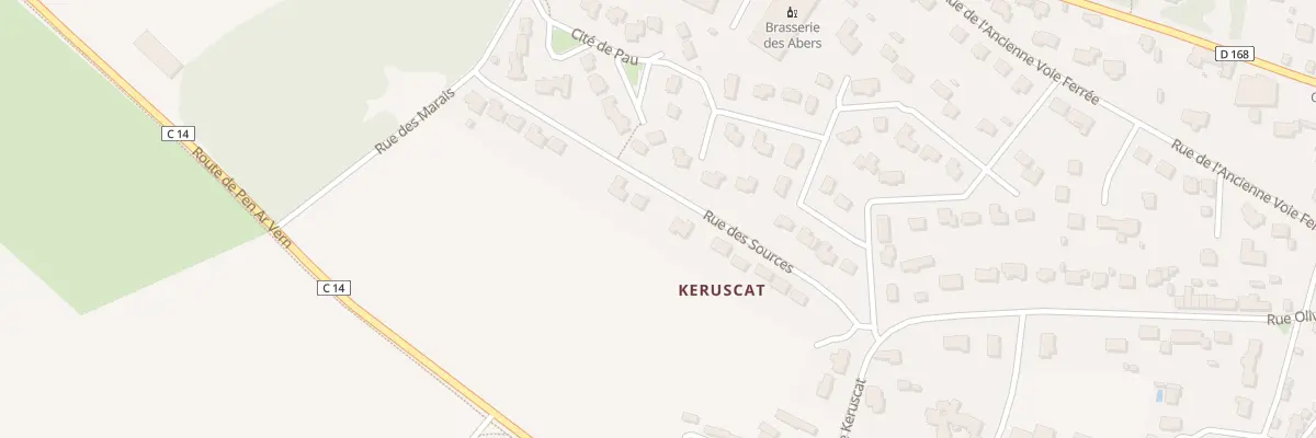 Plan du 10 Rue des Sources à Ploudalmézeau