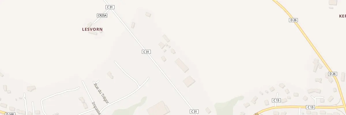 Plan du 5B Rte de Lesvorn à Ploudalmézeau