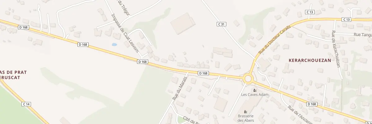 Plan du 15 Av de Portsall à Ploudalmézeau