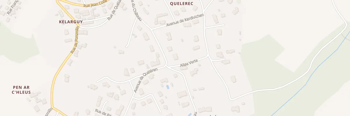 Plan du 14 Av du Château à Locmaria-Plouzané
