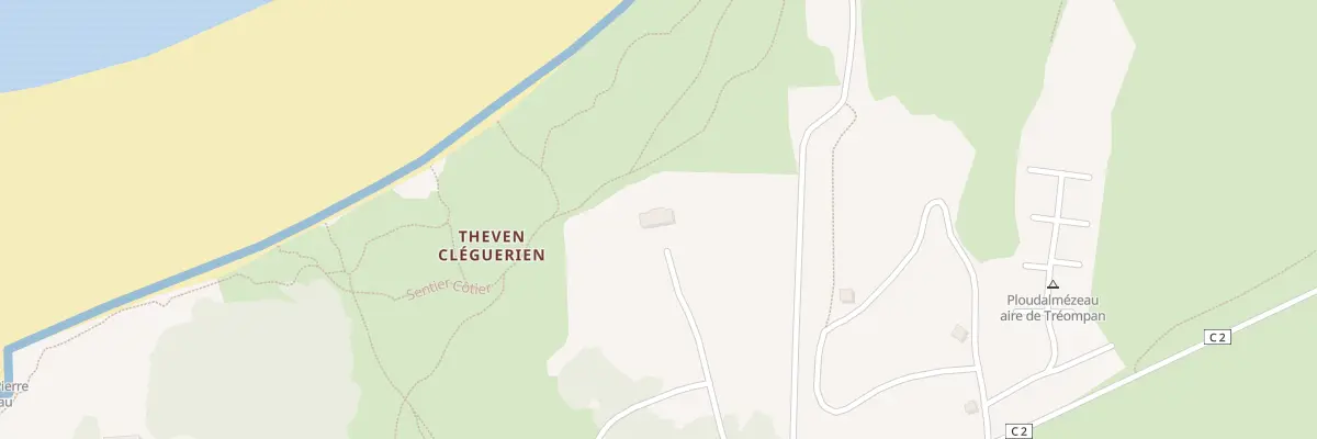 Plan du 5680 Theven Cleguerien à Ploudalmézeau