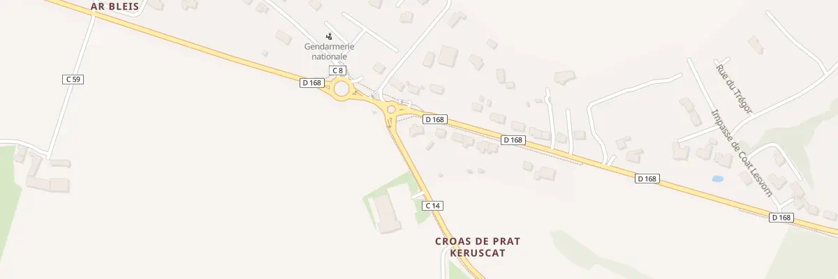 Plan du 52 Av de Portsall à Ploudalmézeau