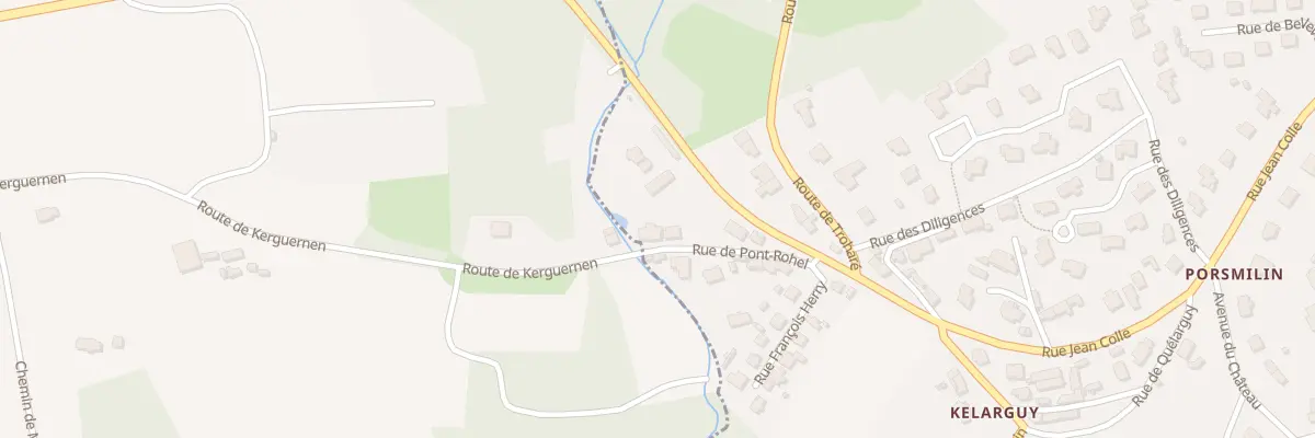 Plan du 3 Rue de Pont-Rohel à Locmaria-Plouzané