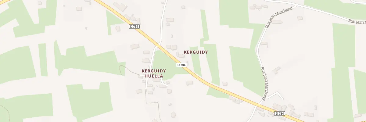 Plan du 77 Kerguidy à Plogoff