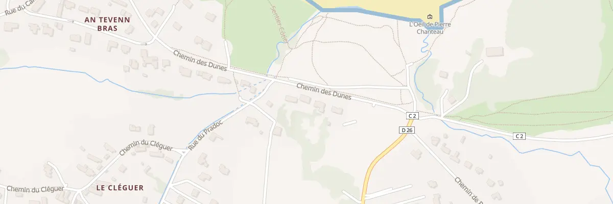 Plan du 26 Che des Dunes à Ploudalmézeau