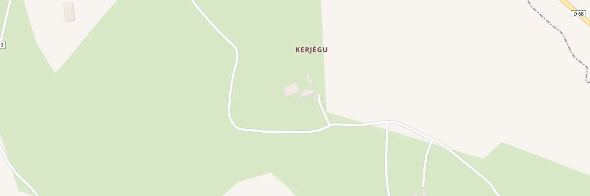 Plan du 1 Kerjegu à Brélès
