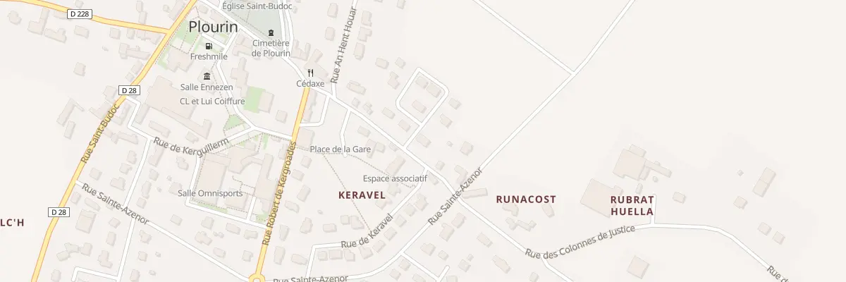 Plan du 1 Rue du Krugell à Plourin