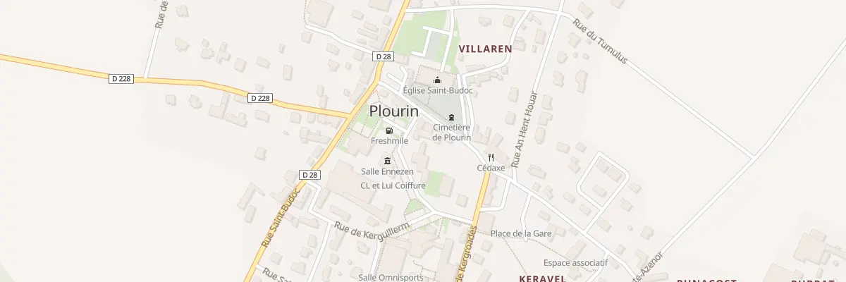 Plan du 4 Pl An Ty Kear à Plourin