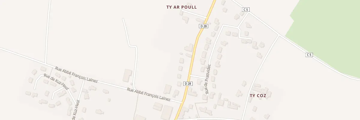 Plan du 19 Rue Saint Budoc à Plourin