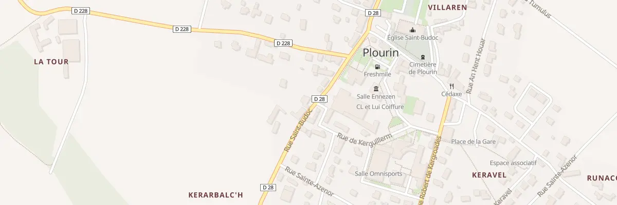 Plan du 53 Rue Saint Budoc à Plourin