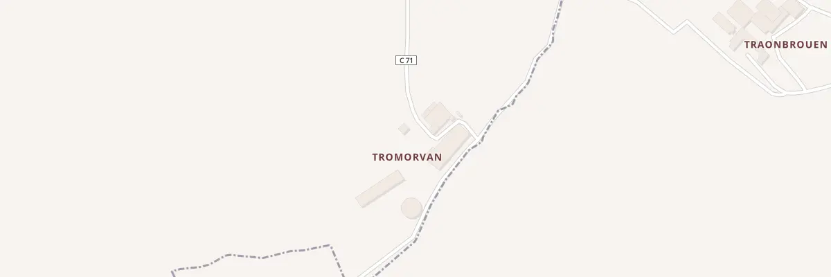Plan du 1320 Tromorvan à Ploumoguer