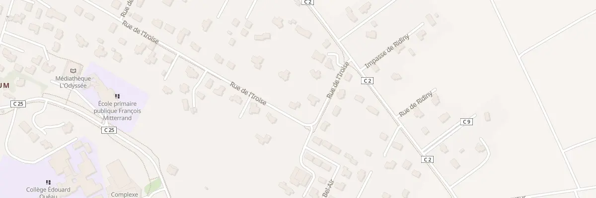 Plan du 31 Rue de l’Iroise à Ploudalmézeau