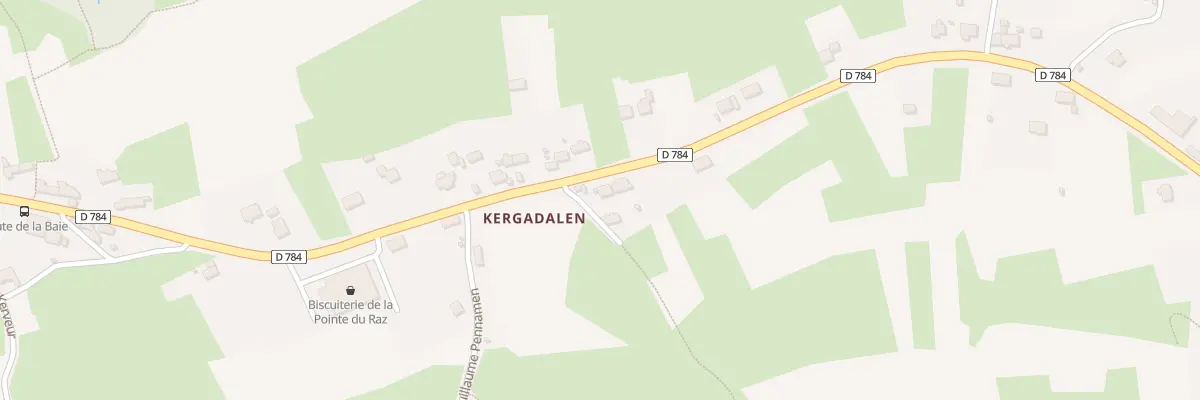 Plan du 457 Kergadalen à Plogoff