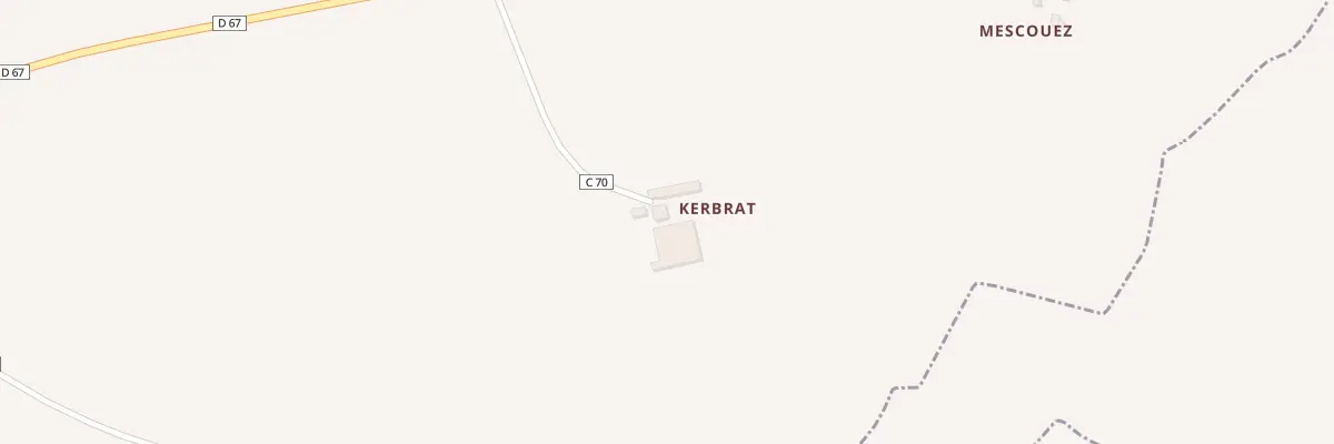 Plan du 210 Kerbrat à Ploumoguer
