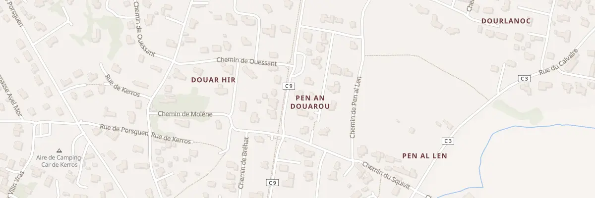 Plan du 26 Rue de Pen An Douarou à Ploudalmézeau