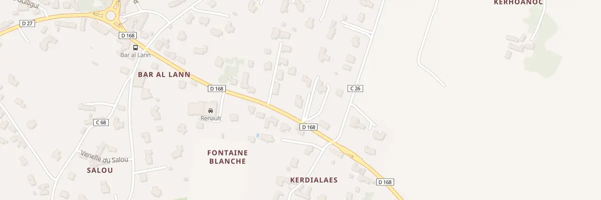 Plan du 127E Av de Portsall à Ploudalmézeau