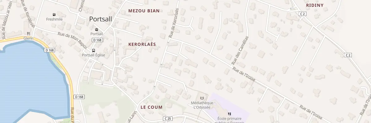 Plan du 4 Rue de l’Iroise à Ploudalmézeau