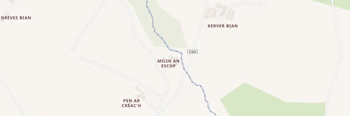 Plan du 171 Milin An Escop à Plourin