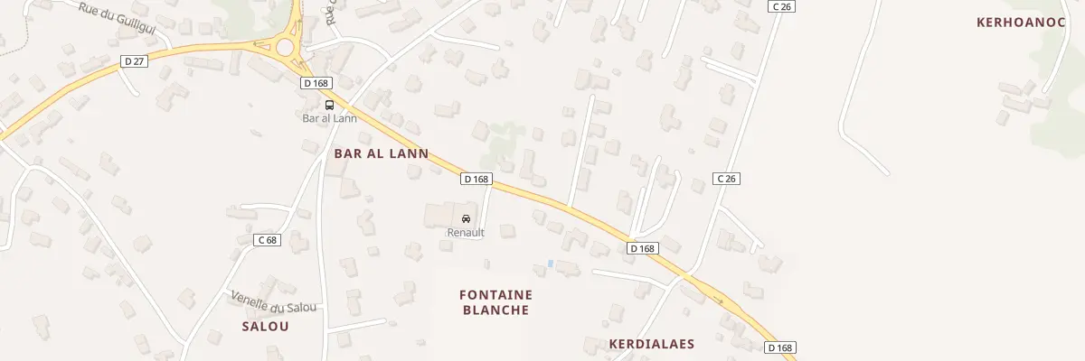 Plan du 135 Av de Portsall à Ploudalmézeau