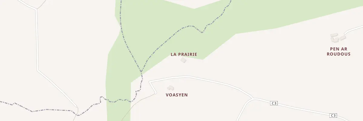Plan du 5005 La Prairie à Brélès