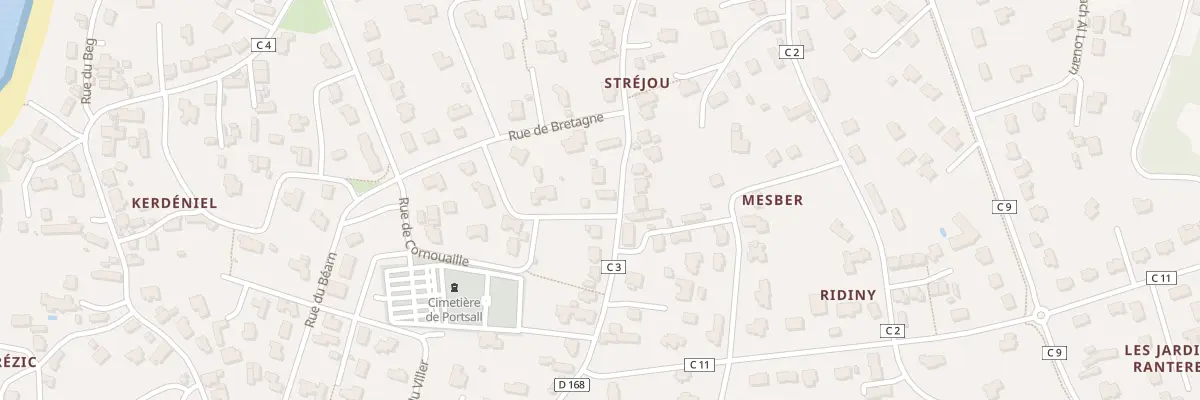 Plan du 37 Rue du Stréjou à Ploudalmézeau