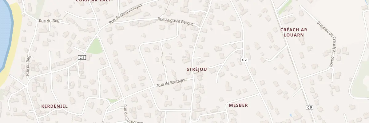 Plan du 51 Rue du Stréjou à Ploudalmézeau