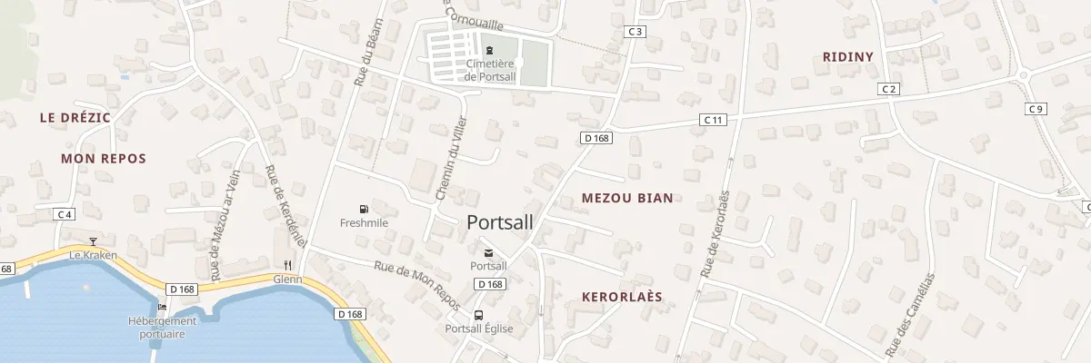 Plan du 15 Rue du Stréjou à Ploudalmézeau