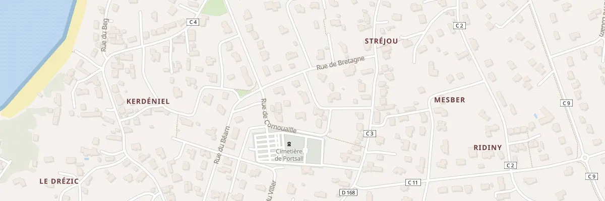 Plan du 5856 Rue d’Aquitaine à Ploudalmézeau