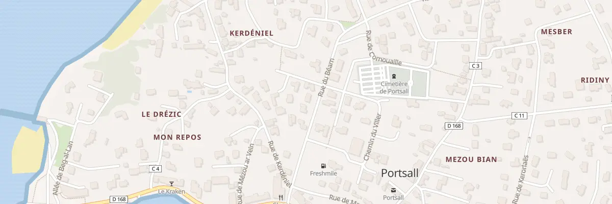 Plan du 15 Rue du Béarn à Ploudalmézeau