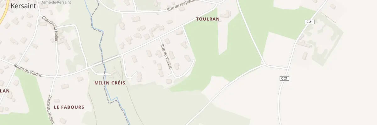 Plan du 5656 Rue du Viaduc à Ploudalmézeau