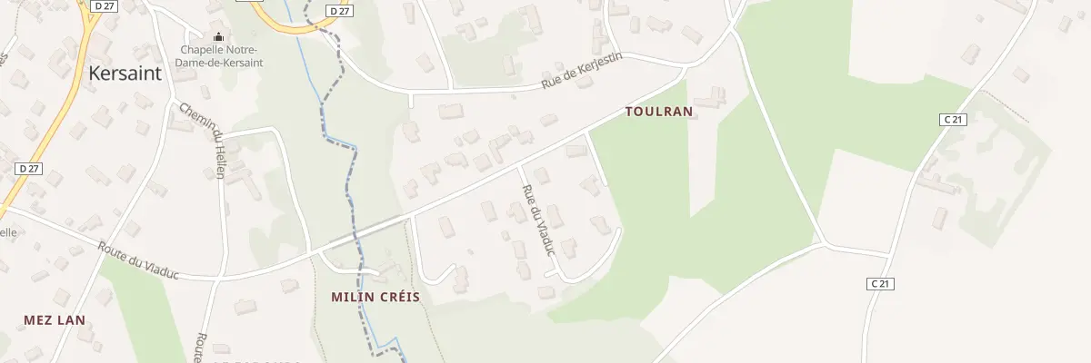 Plan du 31 Rue du Viaduc à Ploudalmézeau