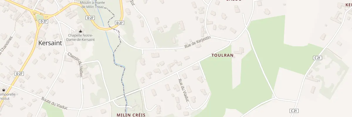 Plan du 24 Rue du Viaduc à Ploudalmézeau