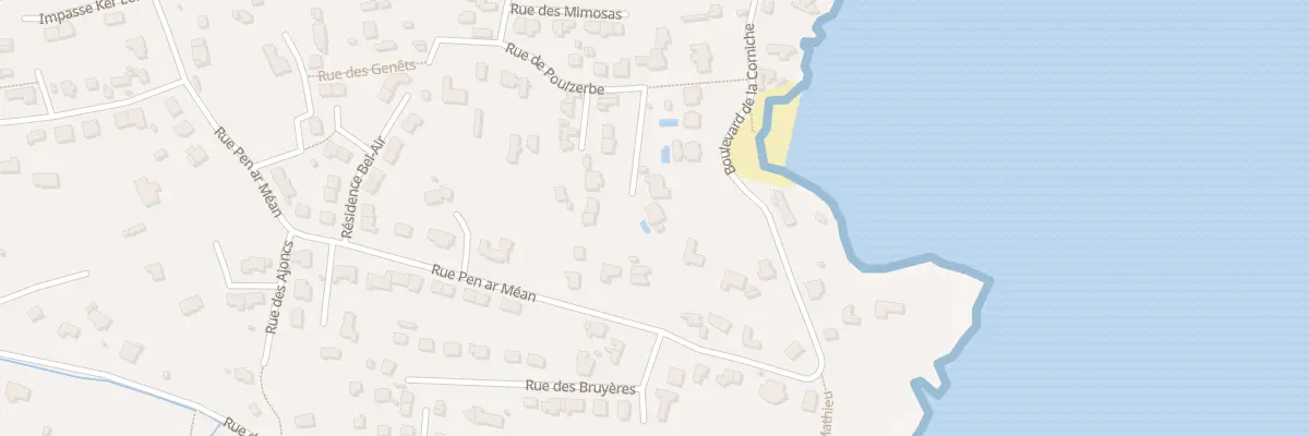 Plan du 45 Bd de la Corniche à Plougonvelin