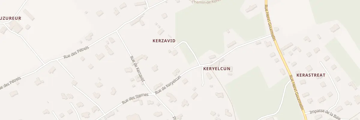 Plan du 6 Rue de Kerielcun à Plougonvelin