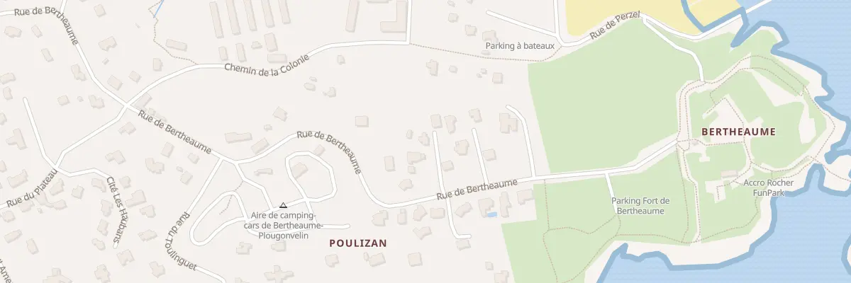 Plan du 82T Rue de Bertheaume à Plougonvelin
