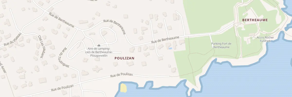 Plan du 83B Rue de Bertheaume à Plougonvelin